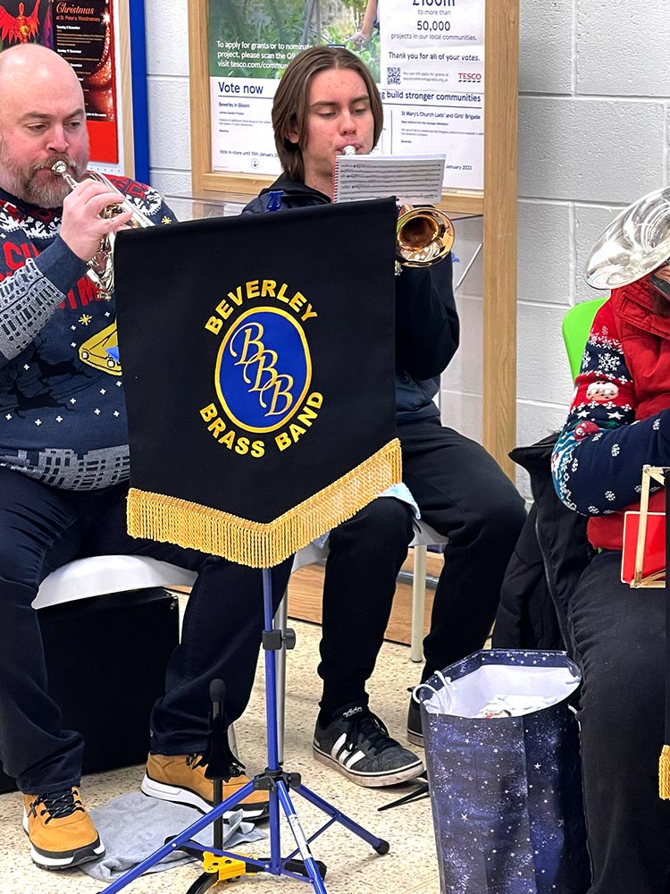 Caroling at Tesco Beverley By Caroline 